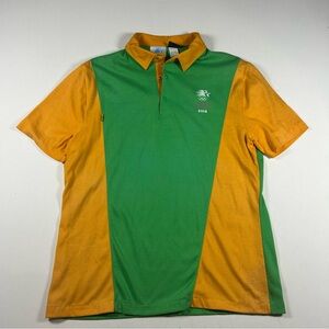 VTG 80s Levis 1984 Olympic Games LA Official Staff Uniform Shirt Mens XL Green